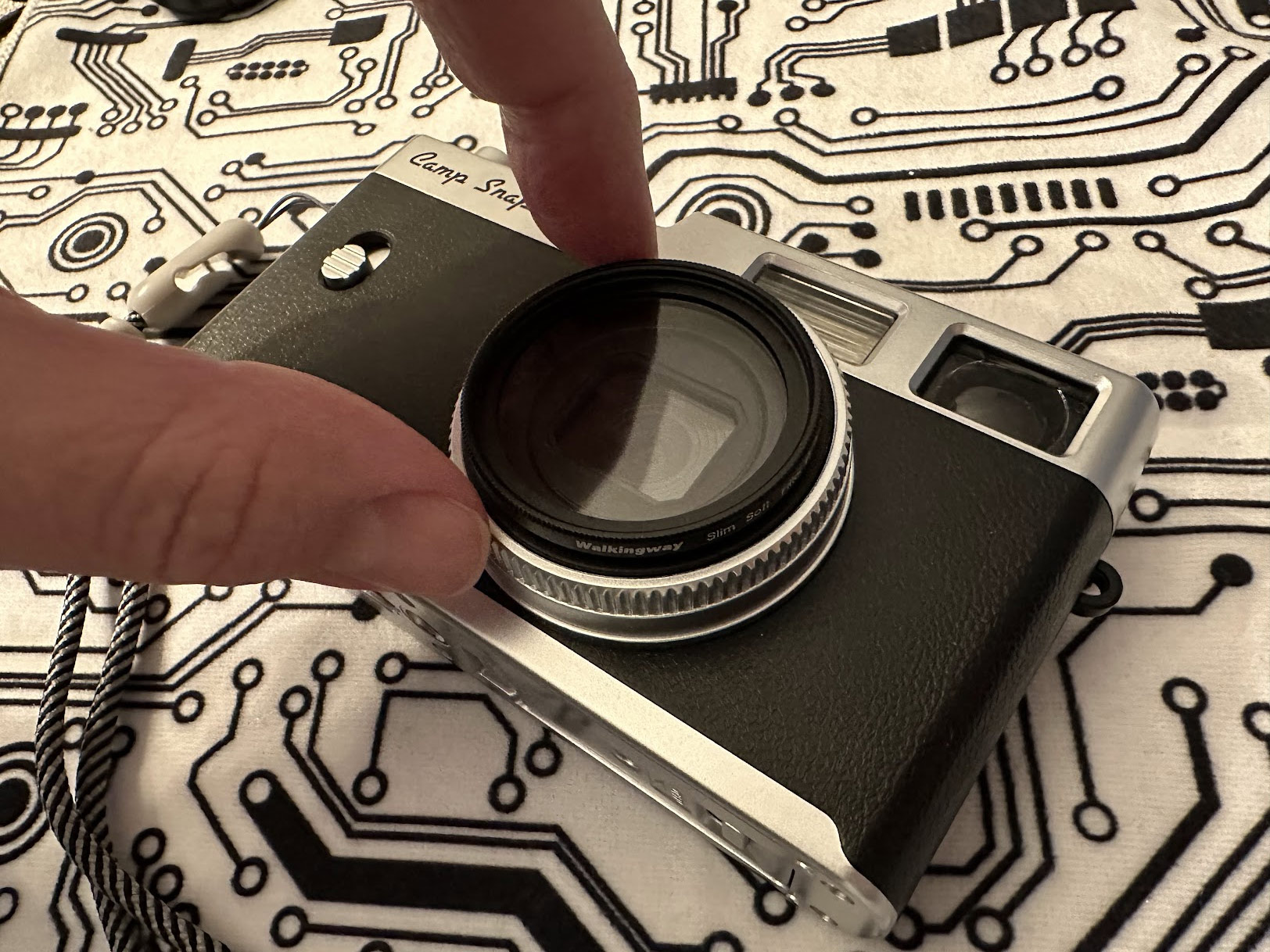 CampSnap Pro with mist filter setup